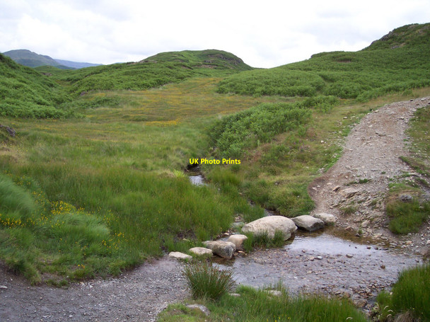 Photo 6"x4" Stepping stones near Ivy Crag Ambleside c2010