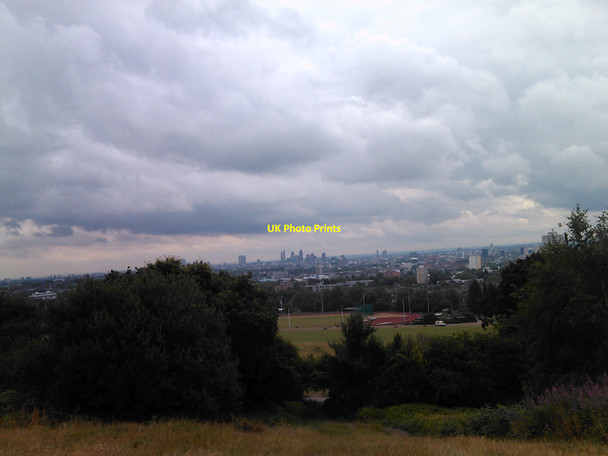 Photo 6"x4" View of London from Hampstead Heath Hampstead\/TQ2685 c2010