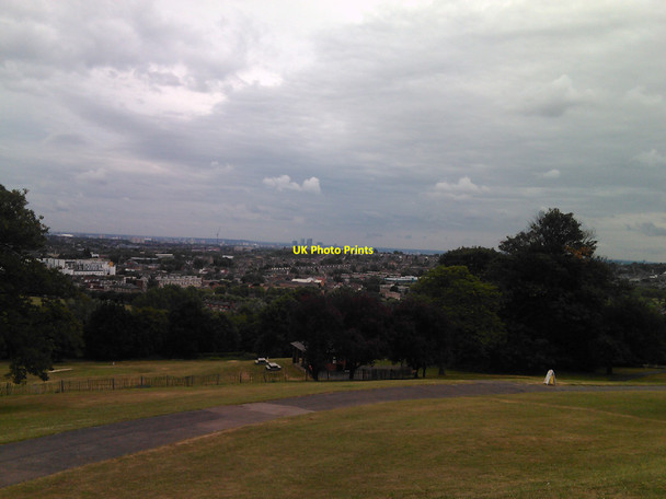 Photo 6"x4" View of the Hornsey\/Harringay area and beyond from South Terrace, Alexandra Palace #2 Wood Green\/TQ3090 c2010