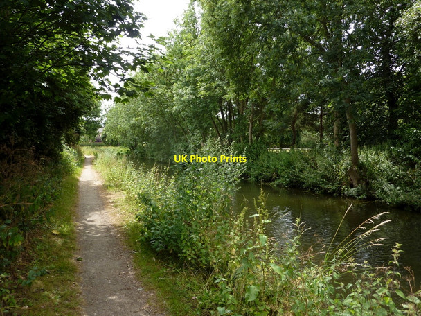 Photo 6"x4" Canal beside Retford cemetery Retford c2010