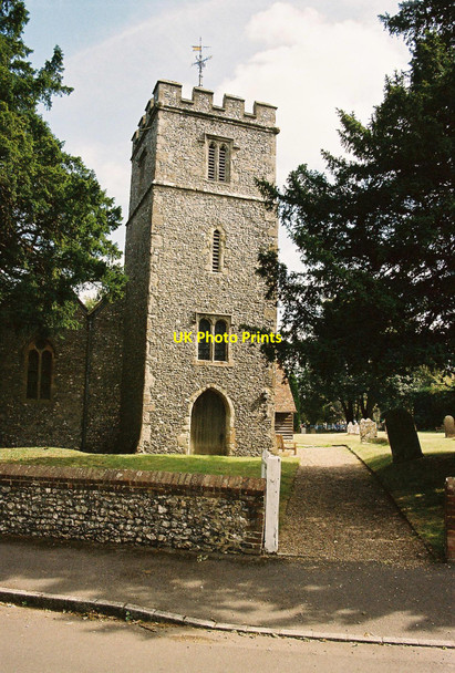 Photo 6"x4" Church tower, St Giles, Wormshill Frinsted c2009