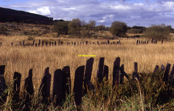 Photo 6"x4" Slate fences Myndd Llandegai c1993
