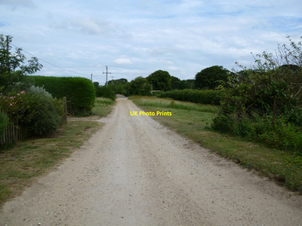 Photo 6"x4" Warham: road by the railway station Wells-Next-The-Sea c2010