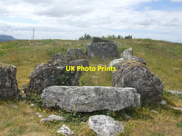 Photo 6"x4" Western chamber at  Deer Park Court Tomb Calry c2010