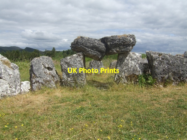 Photo 6"x4" North east chamber at Deer Park Court Cairn Calry c2010