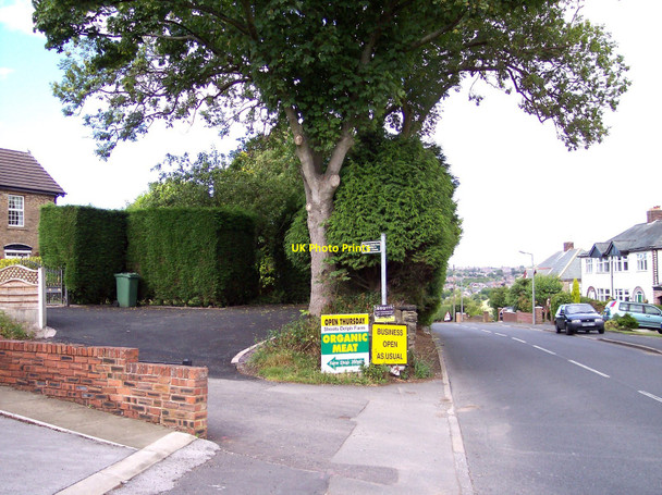 Photo 6"x4" Signs for Shoot's Delph Farm and Crank Caverns Billinge c2010