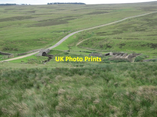 Photo 6"x4" Sheep Pens and Bridge near Harwood Shield Harwood Shield c2010