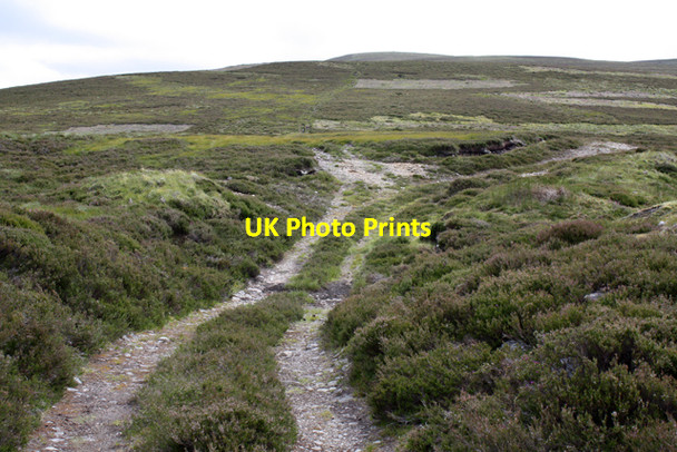 Photo 6"x4" End of landrover track on Carn na h-Ailig Allt nan Gamhuinn c2010