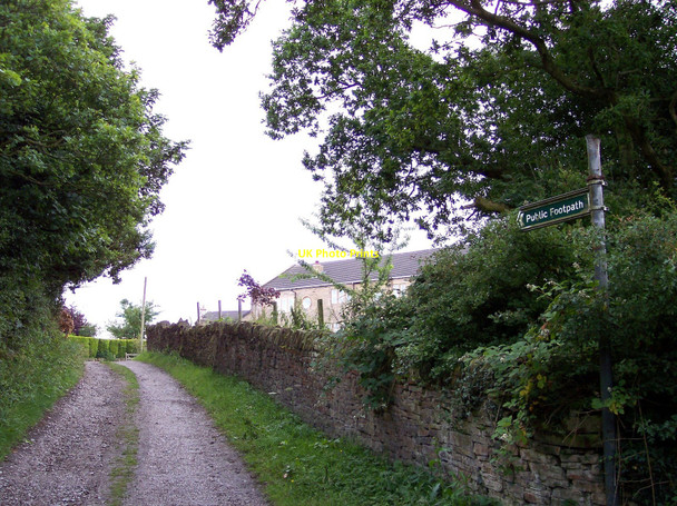 Photo 6"x4" Public Footpath sign near Higher Barn Higher End c2010