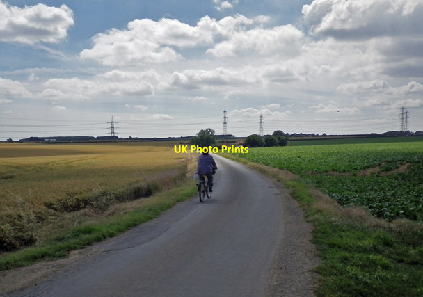 Photo 6"x4" Horkstow Road Horkstow Wolds c2010