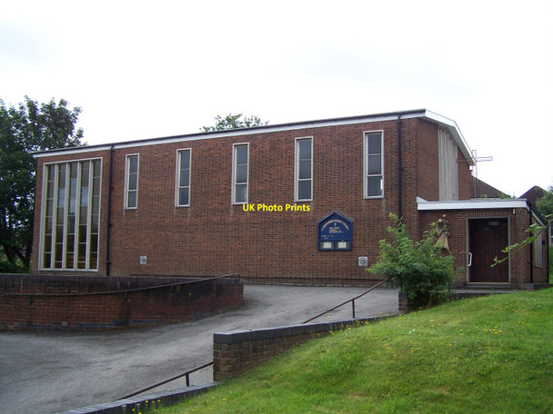 Photo 6"x4" St Christopher's Catholic Church, Tutbury Owen's Bank c2010