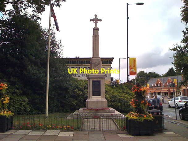 Photo 6"x4" Didsbury War Memorial, Wilmslow Road Didsbury c2010