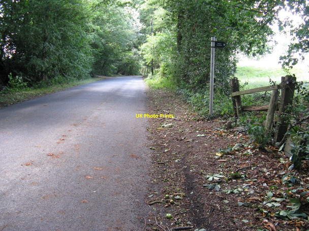 Photo 6"x4" Footpath off Brookhouse Lane Uckfield c2010
