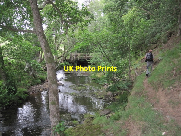 Photo 6"x4" Footpath, Embley Bank Rawgreen c2010