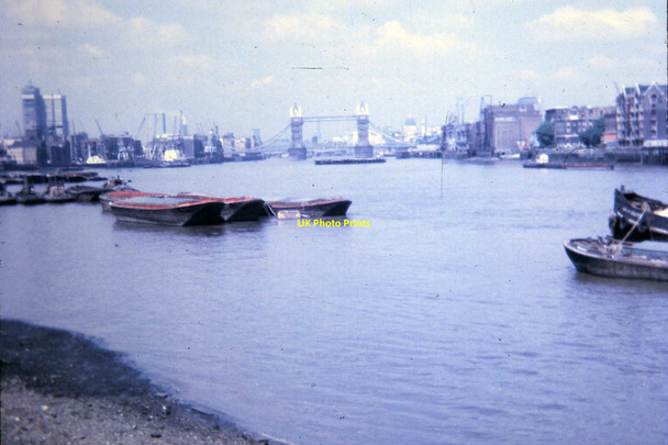 Photo 6"x4" Tower Bridge from Cherry Garden Pier London c1969