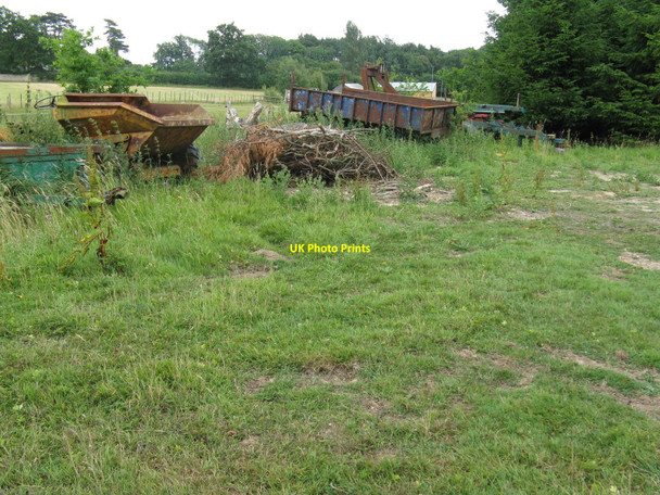 Photo 6"x4" Abandoned farm machinery at Greatfields Framfield c2010
