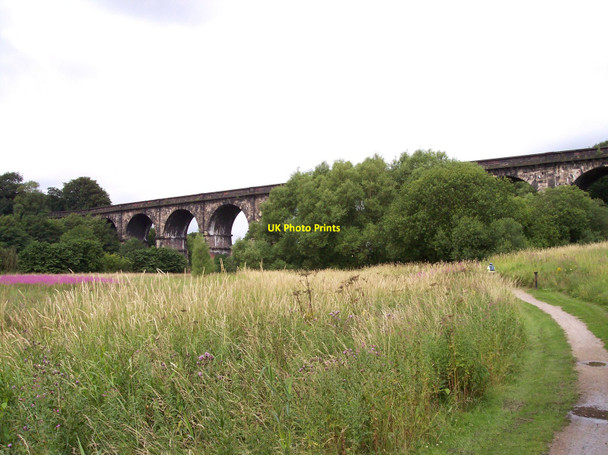 Photo 6"x4" Sankey Viaduct crosses Sankey Valley Park Haydock c2010