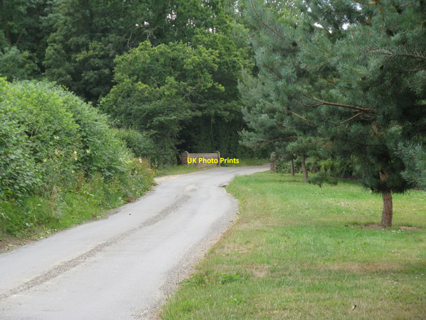 Photo 6"x4" Bridge carrying Pump Lane over Framfield Stream Eason's Green c2010
