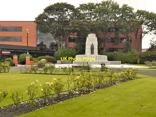 Photo 6"x4" Heywood War Memorial & Memorial Garden Heywood\/SD8510 c2010