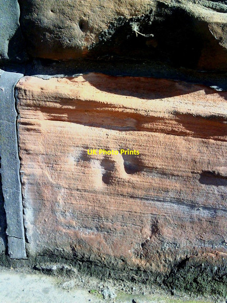 Photo 6"x4" Eroding benchmark on Victoria Viaduct Carlisle c2010