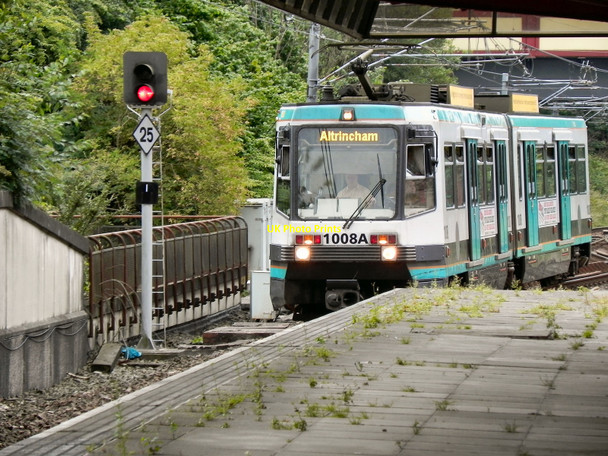 Photo 6"x4" Metrolink Tramway At Bury Station Bury\/SD8010 c2010
