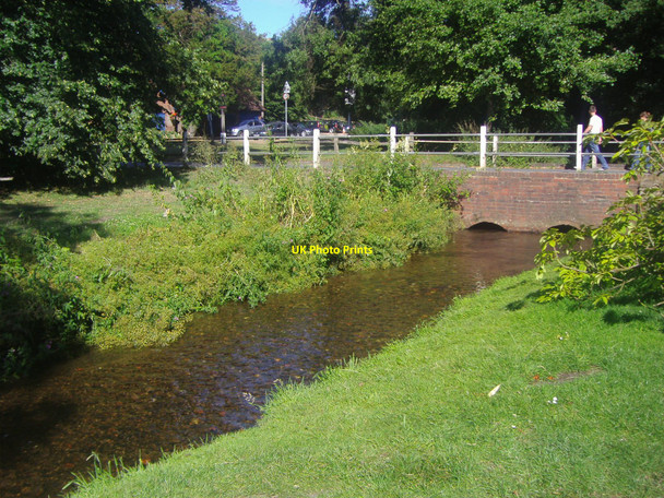 Photo 6"x4" Bridge over the Tilling Bourne Abinger Hammer c2010