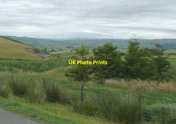 Photo 6"x4" Elenydd landscape north-east of Tregaron, Ceredigion Nant Gorffen c2010