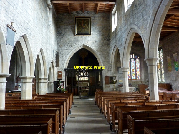 Photo 6"x4" Church interior, Ashover Ashover c2010