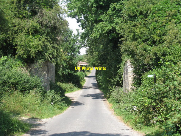 Photo 6"x4" Former Railway Bridge East Langdon c2010