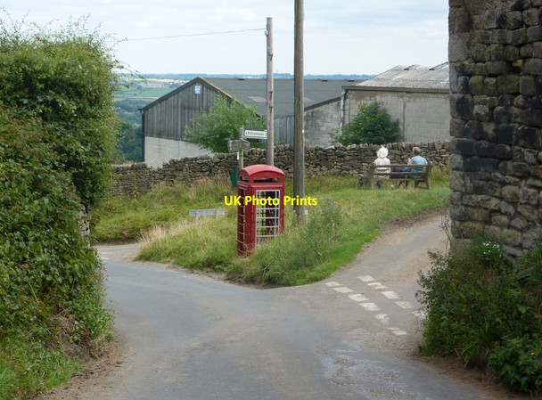 Photo 6"x4" Lane junction with telephone box on Alton Hill Alton\/SK3664 c2010