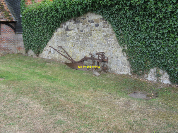 Photo 6"x4" Hand held plough at Stonehurst Highstreet Green\/SU9835 c2010