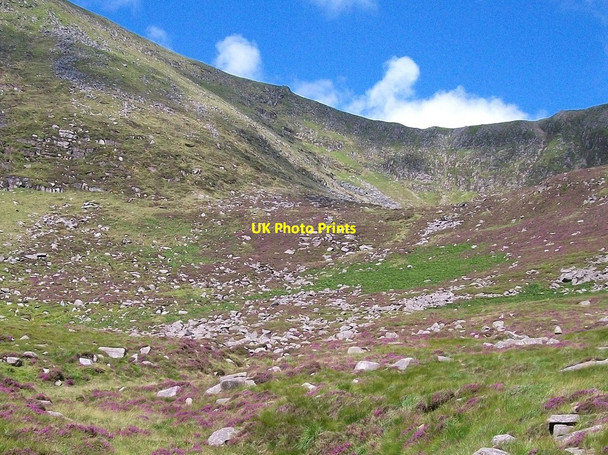 Photo 6"x4" Morainic deposits below the Pot of Pulgarve corrie Newcastle\/J3732 c2010