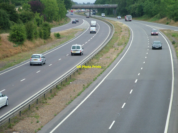 Photo 6"x4" Traffic on the A10 Ware\/TL3614 c2010