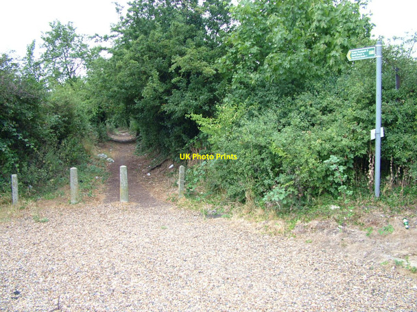 Photo 6"x4" Public footpath near Rush Green Roundabout Ware\/TL3614 c2010