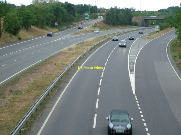 Photo 6"x4" A10 near Rush Green Ware\/TL3614 c2010