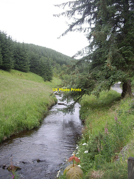 Photo 6"x4" Upstream Kirkney Water Rhynie\/NJ4927 c2010