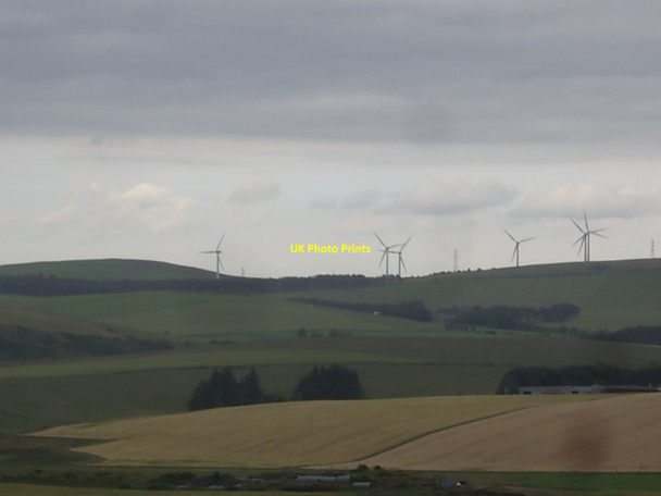 Photo 6"x4" Distant view of Winds Eye Hill windfarm Backburn\/NJ5334 c2010