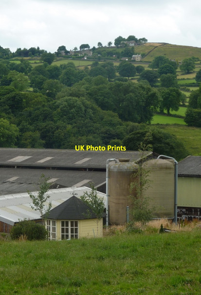 Photo 6"x4" Woolley Farm and view to Ashover Hay Dalebank\/SK3661 c2010