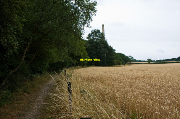 Photo 6"x4" Footpath and Obelisk Botany Bay\/TQ2999 c2010