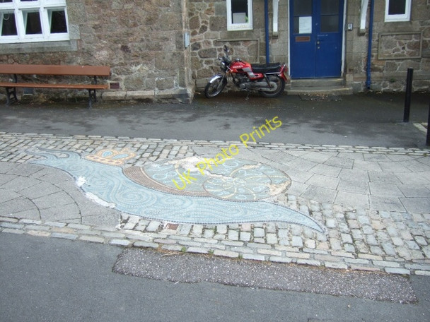 Photo 6"x4" The Bidder Mosaic, Moretonhampstead Moretonhampstead c2009