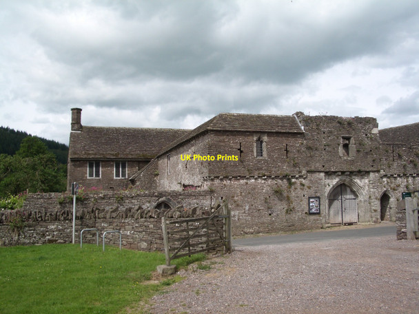 Photo 6"x4" Tretower Court: the entrance Tretower c2008