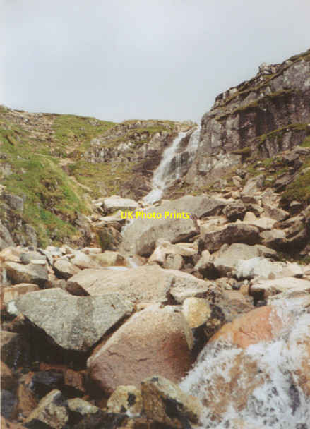 Photo 6"x4" Waterfall on Allt na h-Urchaire Lochan Meall an t-Suidhe c1998