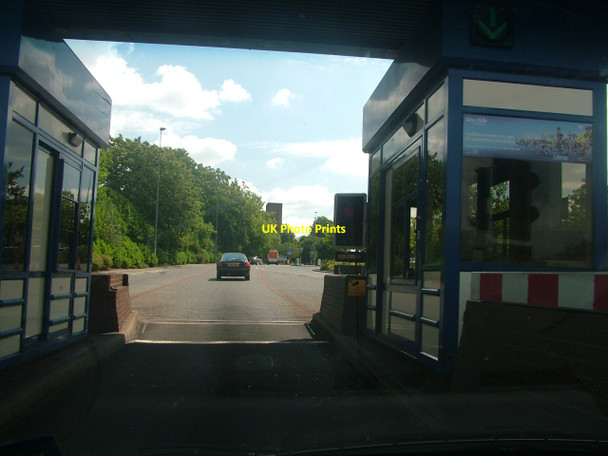 Photo 6"x4" Itchen Bridge toll booths Southampton c2010