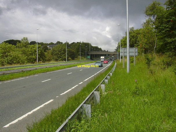 Photo 6"x4" A56 Haslingden Bypass from Carr Hall Street, Haslingden, Lancashire Haslingden c2010