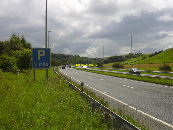 Photo 6"x4" A56 Haslingden Bypass from Carr Hall Street, Haslingden, Lancashire Haslingden c2010 P1