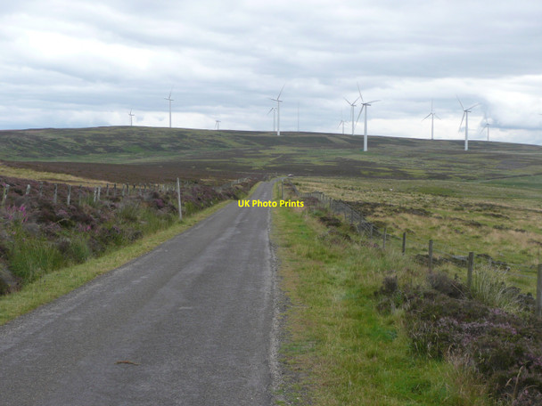 Photo 6"x4" Heading for Drumderg Wind Farm Netherton\/NO1452 c2010