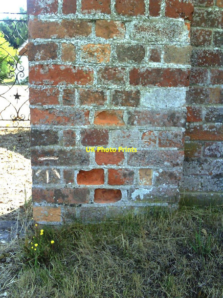 Photo 6"x4" Benchmark on Cherry Court, Wallingford Road North Moreton c2010