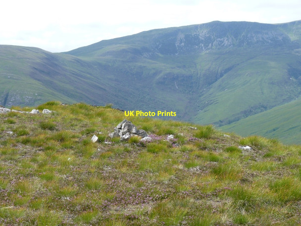 Photo 6"x4" Small cairn at end of Meall an t-Slamain ridge Stronchreggan c2010