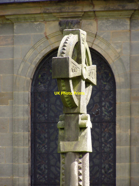Photo 6"x4" St Mary's Church, Ingestre, Staffordshire, Grave monument Ingestre c2010