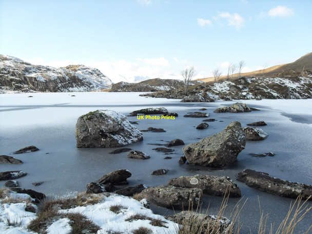 Photo 6"x4" Frozen Angle Tarn Hartsop c2010